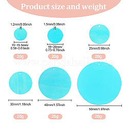 692 шт. 6 стиля переливающихся подвесок из ПВХ с пайетками/блестками&nbsp;KY-GO0001-10B