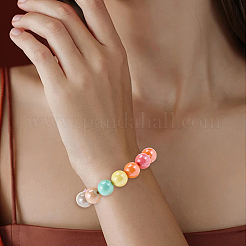 80 шт. Непрозрачные акриловые бусины&nbsp;TACR-SP0001-27