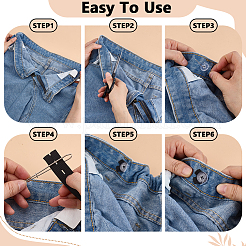 3 комплект пуговиц для талии из полиэстера и полиэтилена своими руками&nbsp;DIY-PH0030-96A