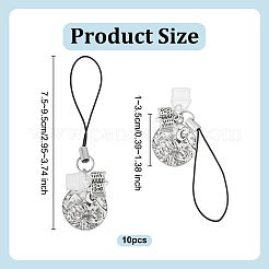 10 шт. сплава мобильных ремней&nbsp;HJEW-OC00119