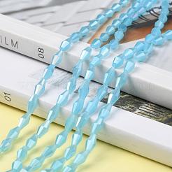 Непрозрачное стекло бисер нитей&nbsp;GLAA-P001-04A-03