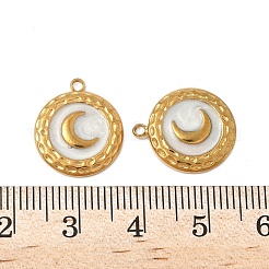 Подвески из нержавеющей стали 304 с эмалью&nbsp;STAS-V015-49G