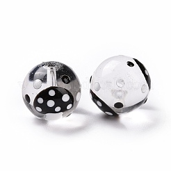 Стекло с эмалевыми бусинами&nbsp;LAMP-P058-01H