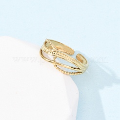 Кольца-манжеты из нержавеющей стали 304 для женщин&nbsp;RJEW-K309-19G