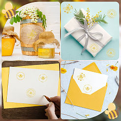 Самоклеящиеся наклейки из золотой фольги&nbsp;DIY-WH20001-13G