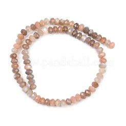 Нити из натуральных бусин из нескольких лунных камней&nbsp;G-C259-A44-5x8mm