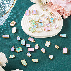 40 шт. 10 стиля стеклянных подвесок&nbsp;GLAA-TA0003-63