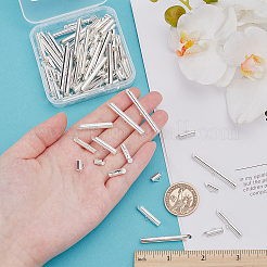 90 шт. 9 стиля латунные застежки-задвижки на концах трубок&nbsp;KK-WR0001-36S