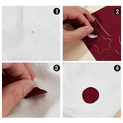 30 шт. 10-х цветные полиэстеровые ремонтные заплатки FIND-GO0004-07