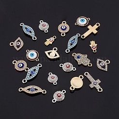 Соединители звеньев сплава горный хрусталь&nbsp;ALRI-PH0001-13