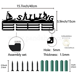 Модная железная вешалка для медалей&nbsp;ODIS-WH0037-440