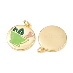 Латунь эмаль подвески&nbsp;KK-B167-14G