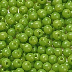 Непрозрачные цветные стеклянные бусины&nbsp;SEED-C001-02B-09