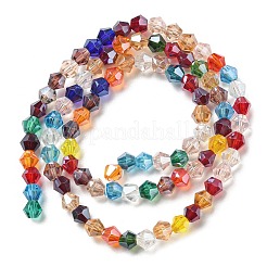 Прозрачные стеклянные бусины гальваническим пряди&nbsp;LS-EGLA-A039-T3mm-A29