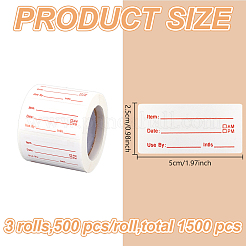 500 шт. прямоугольные рулонные наклейки&nbsp;DIY-WH0152-935B