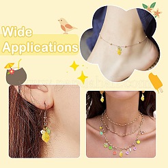 40 шт. 2 стиля подвески из стекла и акрила&nbsp;PALLOY-CJ00173