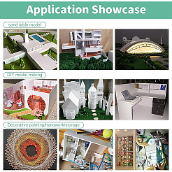 Доски из пенопласта ПВХ&nbsp;LS-AJEW-WH0528-23