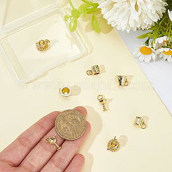 8шт 4 стиля латунные подвески&nbsp;KK-BBC0023-95