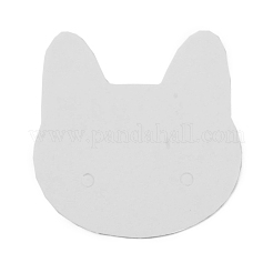 Бумажные карты дисплея серьги&nbsp;CDIS-WH0006-04D