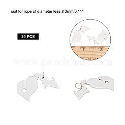 Подвески из нержавеющей стали 201&nbsp;LS-STAS-T038-84