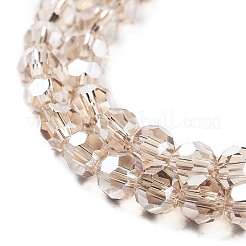 Гальванизируйте прозрачное стекло бисер нитей&nbsp;LS-EGLA-A035-T6mm-A22