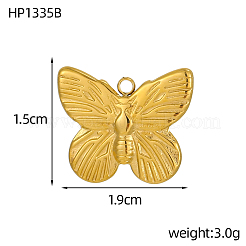 Подвески из нержавеющей стали 304&nbsp;STAS-OY002-65G