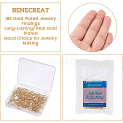 Латунные крючки для сережек&nbsp;KK-BC0005-08G