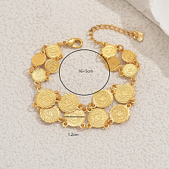 Браслеты из латунных монет для женщин&nbsp;EH1347