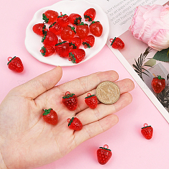 24 шт. подвески из смолы и акрила 4 стилей&nbsp;RESI-SC0036-56