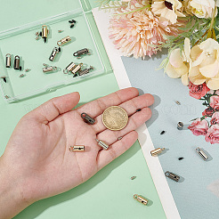 48 шт. 3-х цветные цинковые наконечники для шнура&nbsp;FIND-PH0023-60A