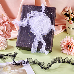 2 рулон двухцветной цветочной полиэстеровой кружевной ленты&nbsp;OCOR-TA0002-66