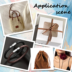 10 м круглый плетеный шнур из искусственной кожи&nbsp;LC-GF0001-13A