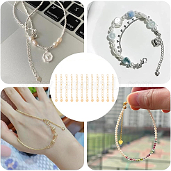 24 шт. латунный удлинитель цепи&nbsp;KK-UN0001-80-NF