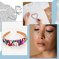 Акриловый кабошоны со стразами&nbsp;DIY-WH20007-239B