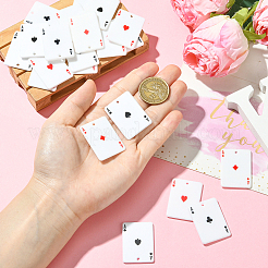 24шт 4 стиля подвески из смолы&nbsp;RESI-SC0036-43