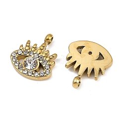 Подвески из нержавеющей стали 304 с микропаве из кубического циркония&nbsp;STAS-K302-01B-G