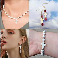 160шт 2 стиля синтетические бирюзовые бусины&nbsp;TURQ-SC0001-20B