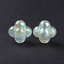 УФ-покрытие радужными переливающимися акриловыми бусинами&nbsp;OACR-C010-13D