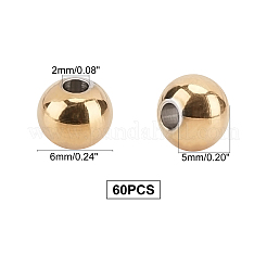 Распорные бусины из нержавеющей стали 304&nbsp;STAS-UN0011-52G