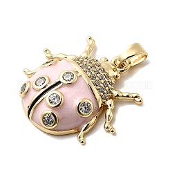 Латунные микро проложить кубического циркония подвески&nbsp;KK-H089-01D-G