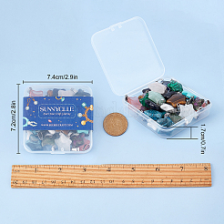 30 шт. 15 цвета подвески с драгоценными камнями&nbsp;G-SC0001-38