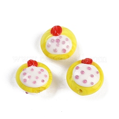 Нити бугорчатых бусин ручной работы в технике лэмпворк&nbsp;LAMP-Q002-02A