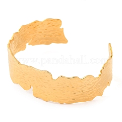 Браслеты-манжеты из нержавеющей стали 304 для женщин&nbsp;LS-BJEW-G711-01A-G