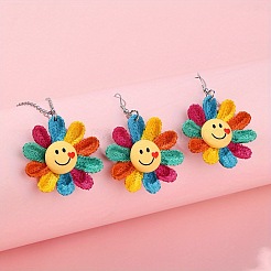 Комплекты ожерелий и серег с подвесками из смолы&nbsp;FS-WGC297F-01