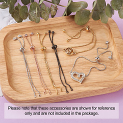 Покрытие стойки экологически чистое изготовление браслетов из латуни-цепочки&nbsp;KK-TA0007-84-RS