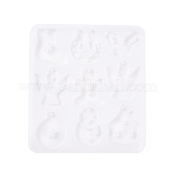 Рождественские подвески своими руками в силиконовой форме&nbsp;DIY-K073-19D