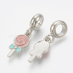 Европейские подвески из сплава со стразами&nbsp;LS-MPDL-Q209-076P