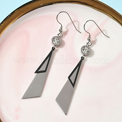 Серьги-подвески из нержавеющей стали 304 с гальваническим покрытием&nbsp;EJEW-Z129-03G