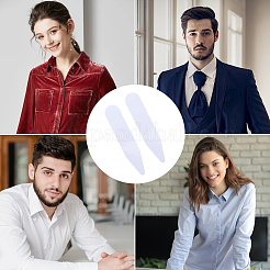 Воротник из ПВХ для рубашки священнослужителя&nbsp;AJEW-CN0005-17A