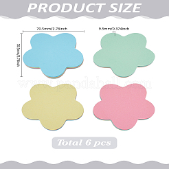 6 шт. бумажные стикеры&nbsp;AJEW-LP0004-17